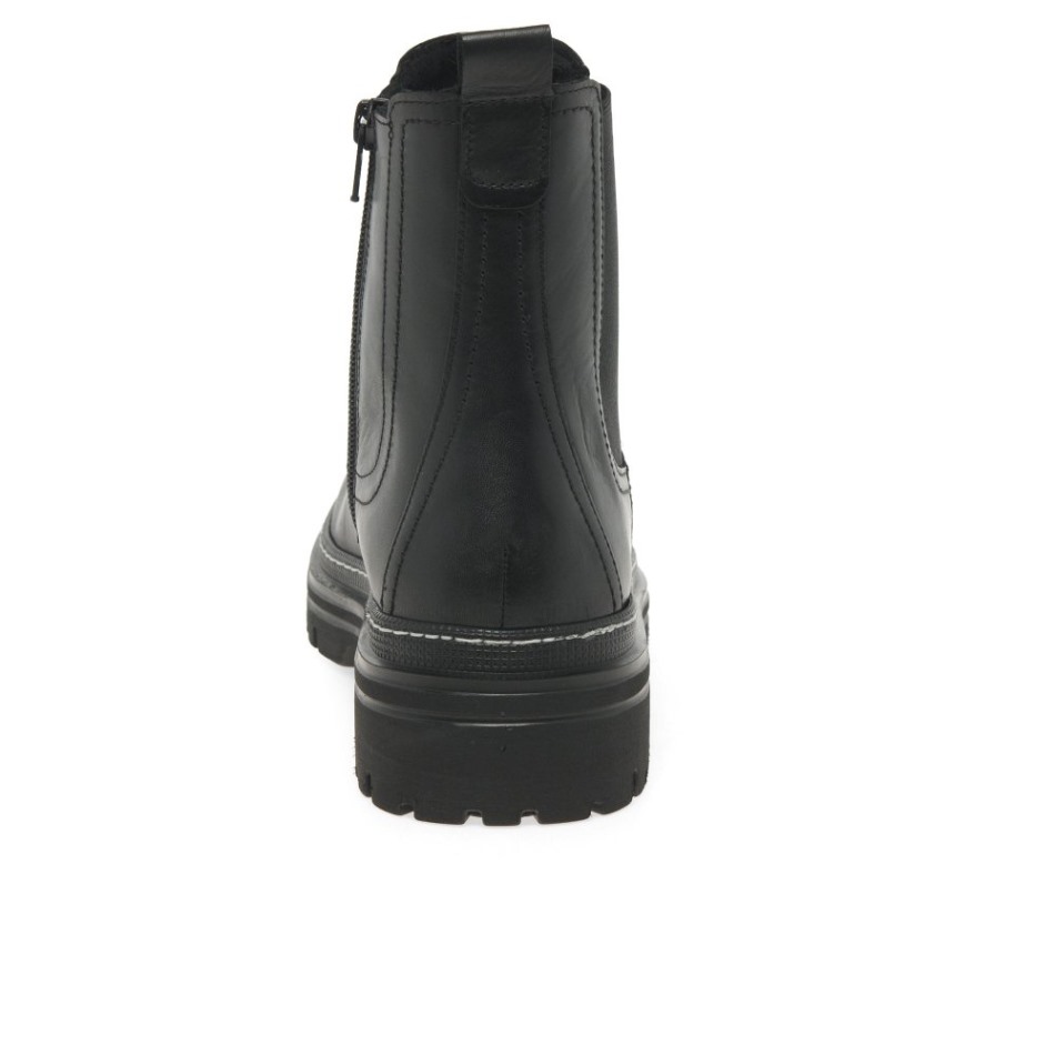 Gabour | Bottines Chelsea Exclusives Gazania Pour Femme Coutures Noires/blanches